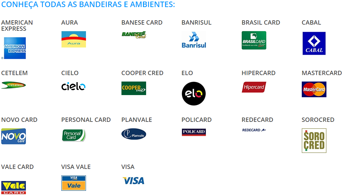 Bandeiras Disponíveis